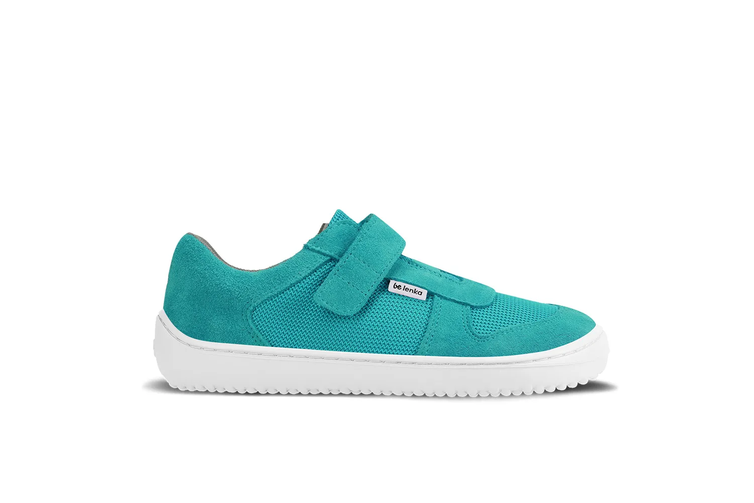 Be Lenka Kids barefoot sneakers Joy – Turquoise & White