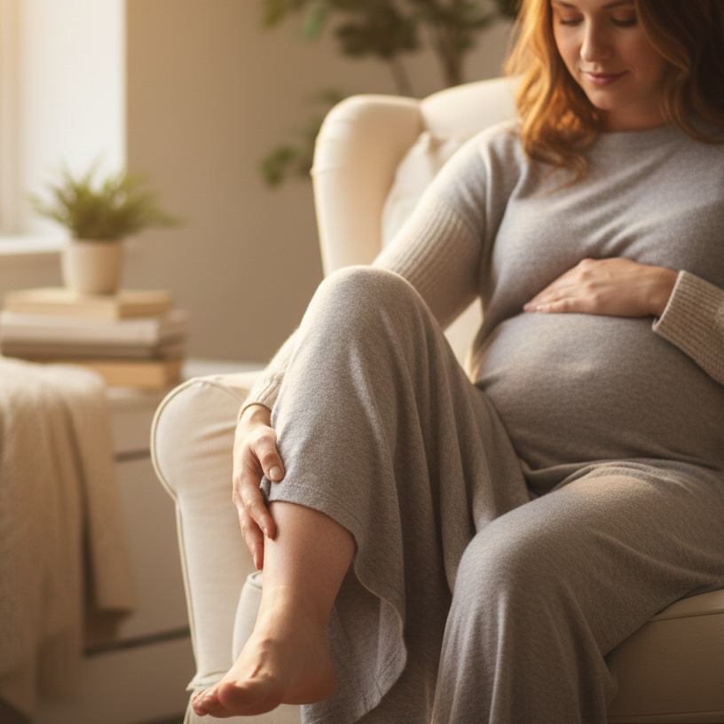 Nėščios moters pėdos nėštumo metu – pėdos pokyčiai ir tinimas