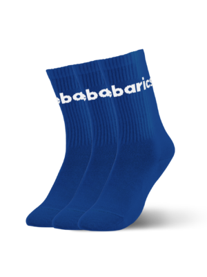 Barebarics – Barefoot Socks – Crew – Blue – Big logo – 3 pack Barefoot ponožky