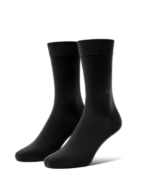 Barefoot Socks – Crew – Essentials – Black Barefoot ponožky