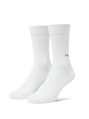 Barefoot Socks – Crew – Essentials – White Barefoot ponožky