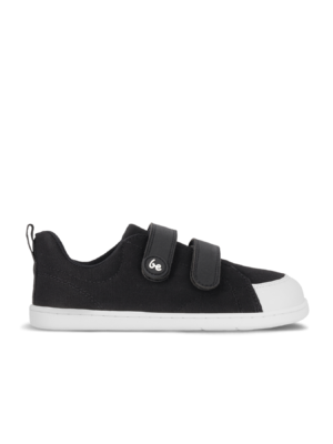 Kids barefoot sneakers Be Lenka Canvi Preschool – Black & White Detské barefoot tenisky